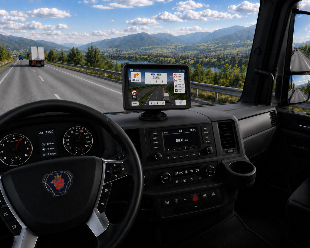 GPS IGO Primo 7" para Camión — Navegación Profesional
