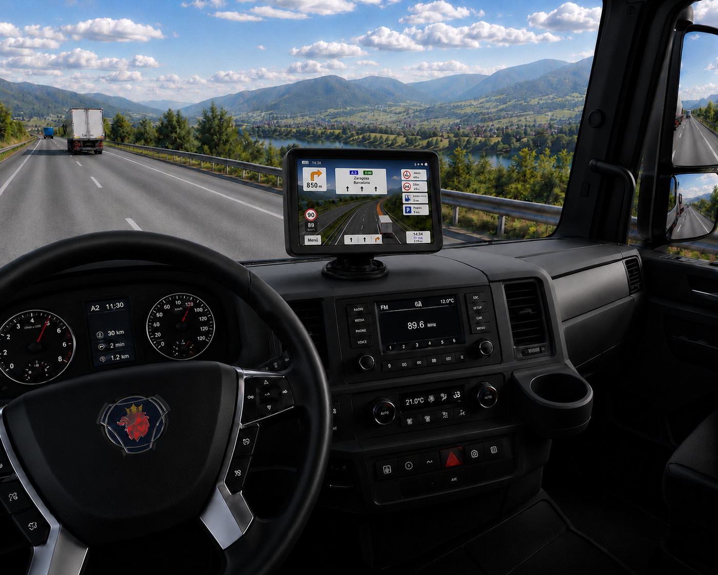 GPS IGO Primo 7" para Camión — Navegación Profesional