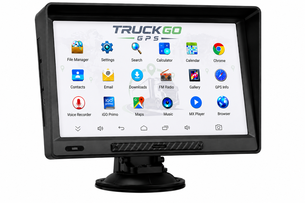 GPS para Camión 9" Android | WiFi, Bluetooth y Cámara Trasera | Mapas Europa