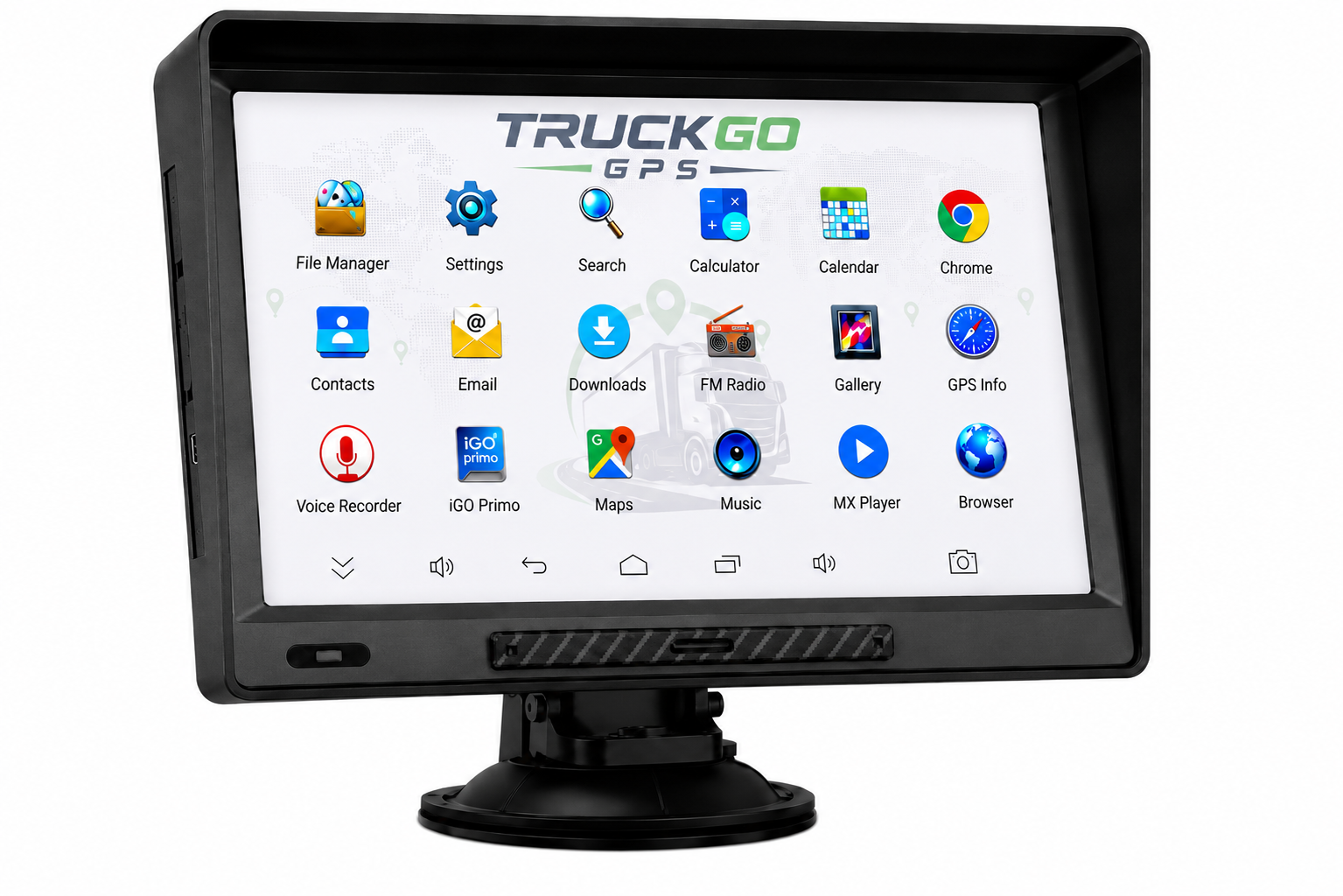 GPS para Camión 9" Android | WiFi, Bluetooth y Cámara Trasera | Mapas Europa