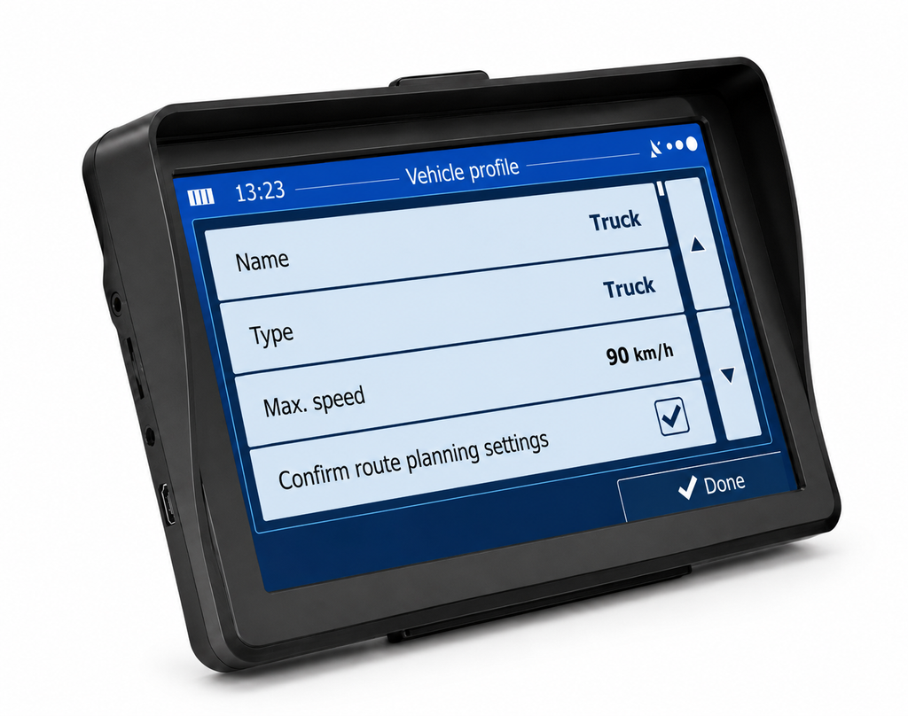 GPS IGO Primo 7" para Camión — Navegación Profesional