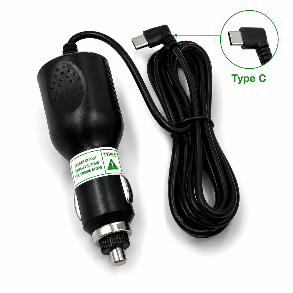 Cargador USB Tipo C 12V/24V para Camión – Carga Rápida para GPS y Dispositivos Android