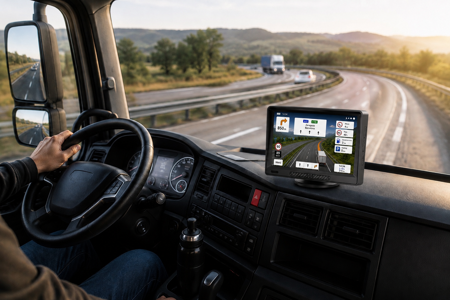 GPS Android 7" para Camión con WiFi y Bluetooth — IGO Primo Truck
