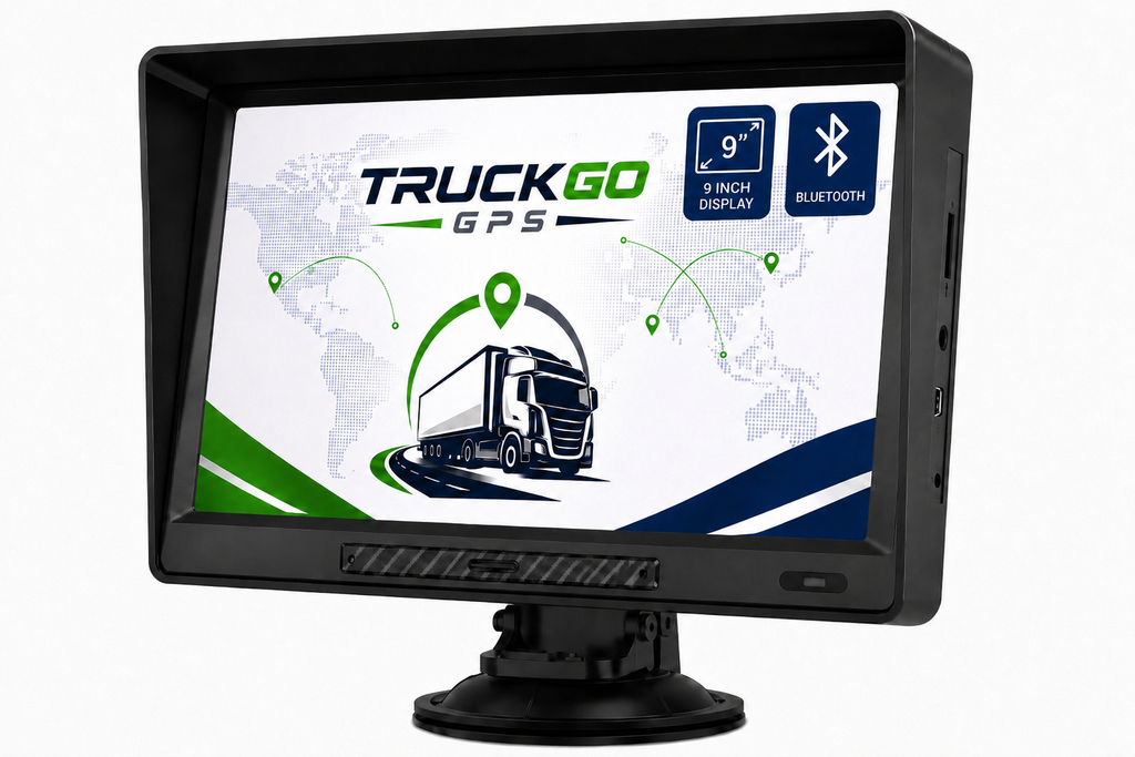 GPS para Camión 9" iGO Primo – Pantalla Grande, Mapas Europa y Rutas para Vehículos Pesados