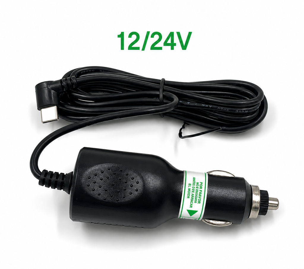 Cargador USB Tipo C 12V/24V para Camión – Carga Rápida para GPS y Dispositivos Android