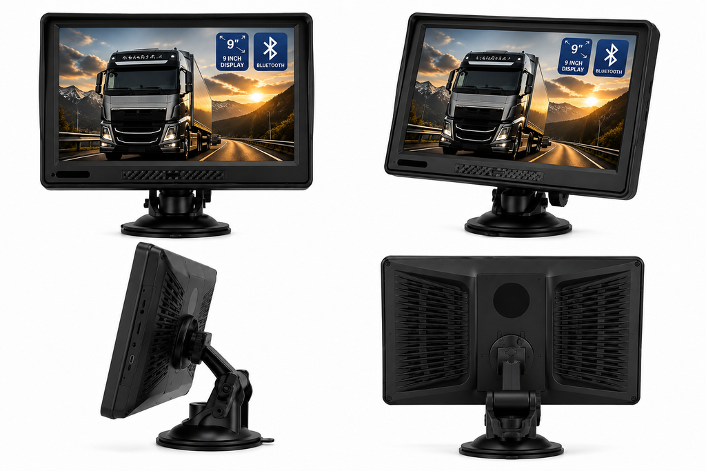 GPS para Camión 9" iGO Primo – Pantalla Grande, Mapas Europa y Rutas para Vehículos Pesados